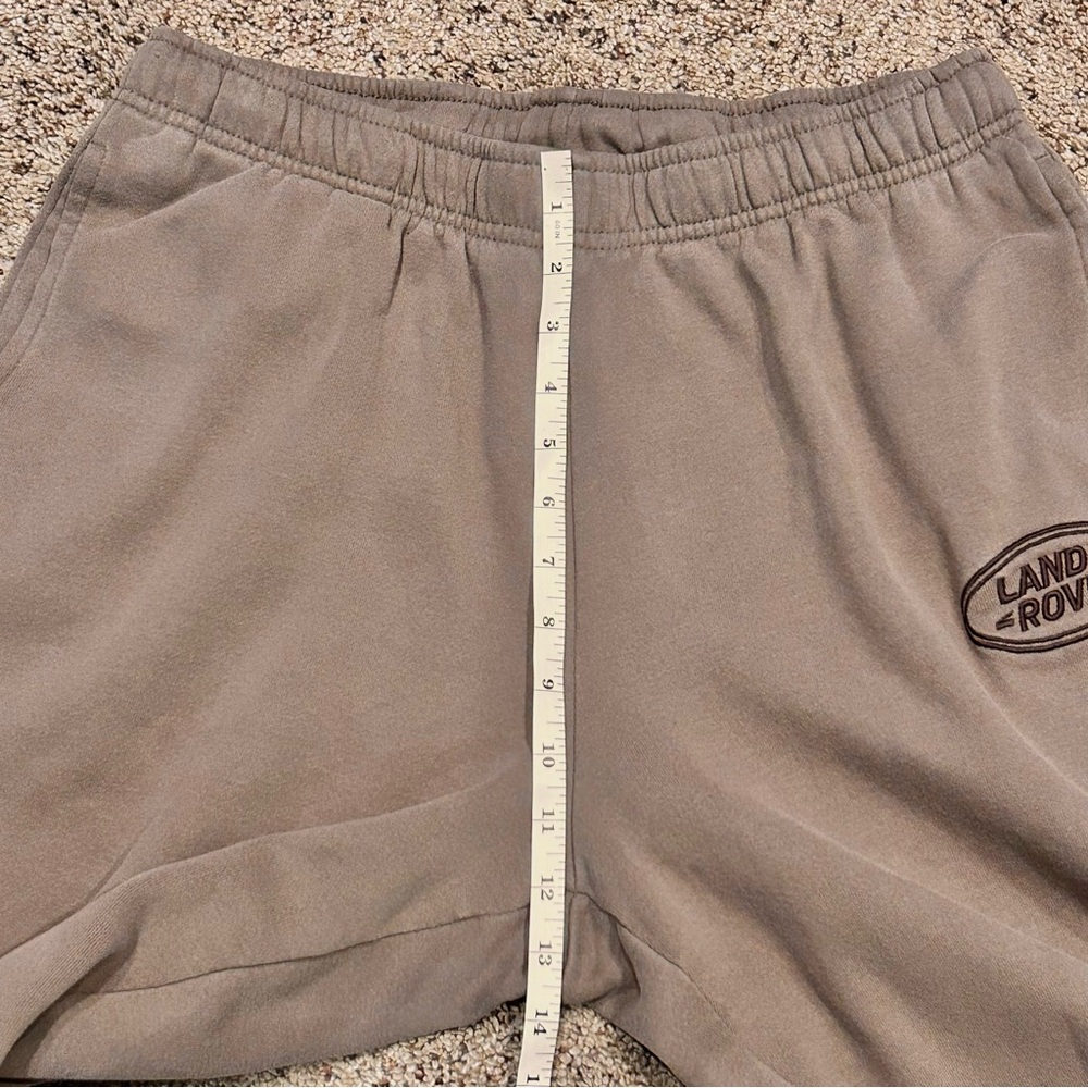 Land Rover X PacSun Taupe Fleece Jogger Sweatpants Embroidered Logo Unisex M - Picture 10 of 16